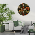 DAWN BLOOM Round Wall Art