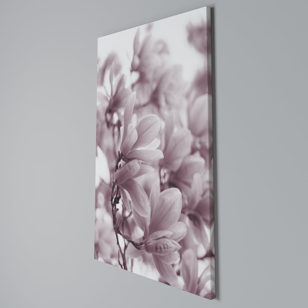 PINK BLOSSOM DREAM Vertical Canvas Print