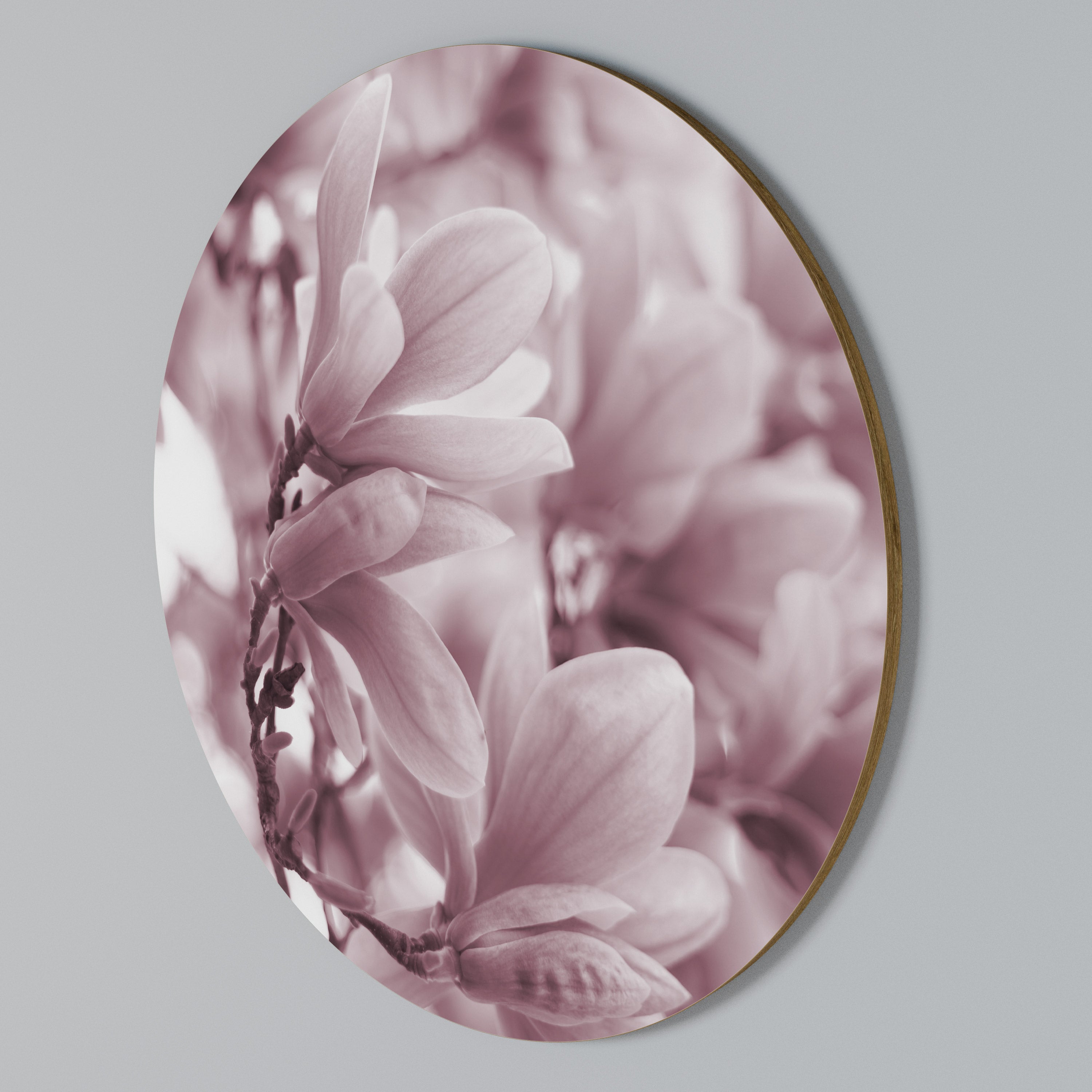 PINK BLOSSOM DREAM Round Wall Art