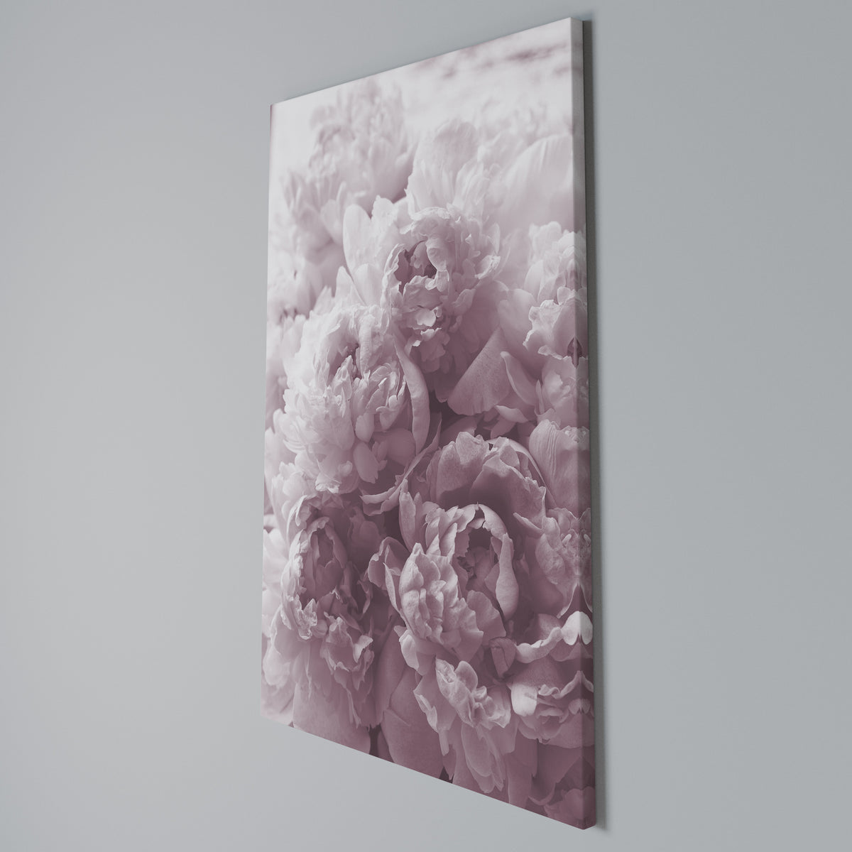 BLUSHED SERENITY Vertical Canvas Print