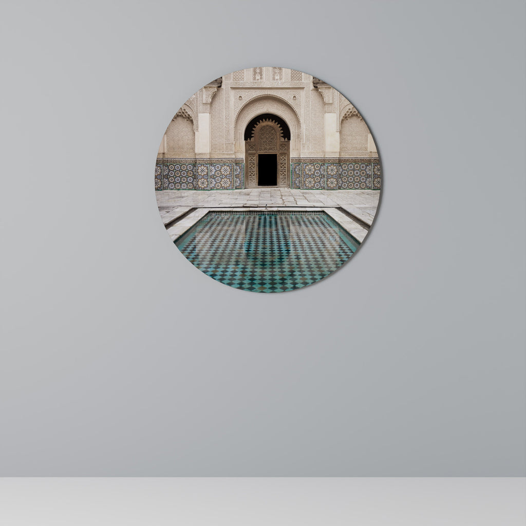 MYSTIC ENTRANCE Rund väggkonst