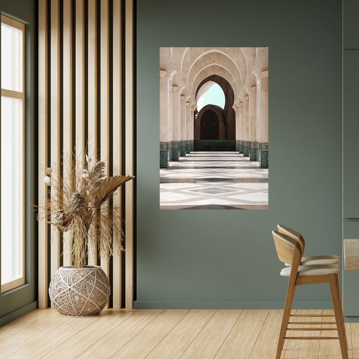 ARCHES OF SERENITY Peel and Stick Vertical Poster