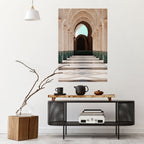 ARCHES OF SERENITY vertikal poster med självhäftande text