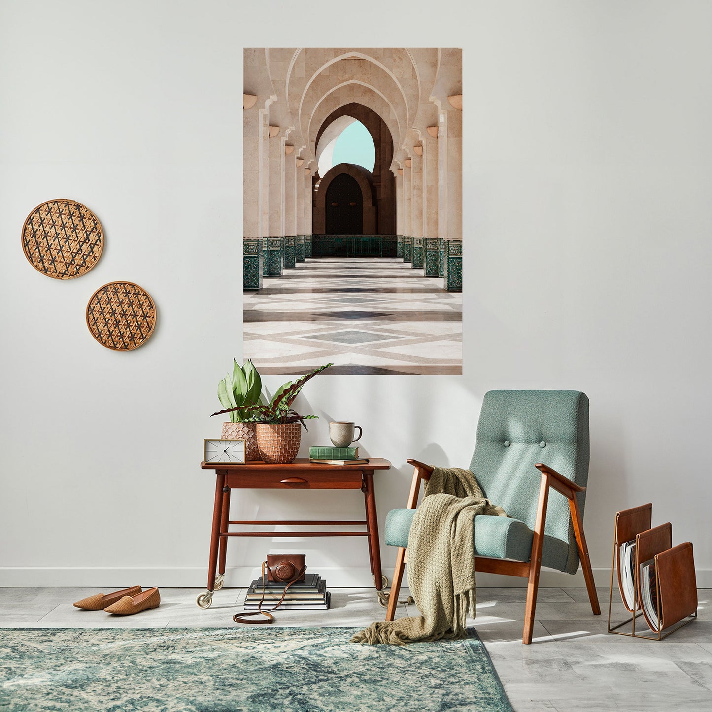 ARCHES OF SERENITY Peel and Stick Vertical Poster