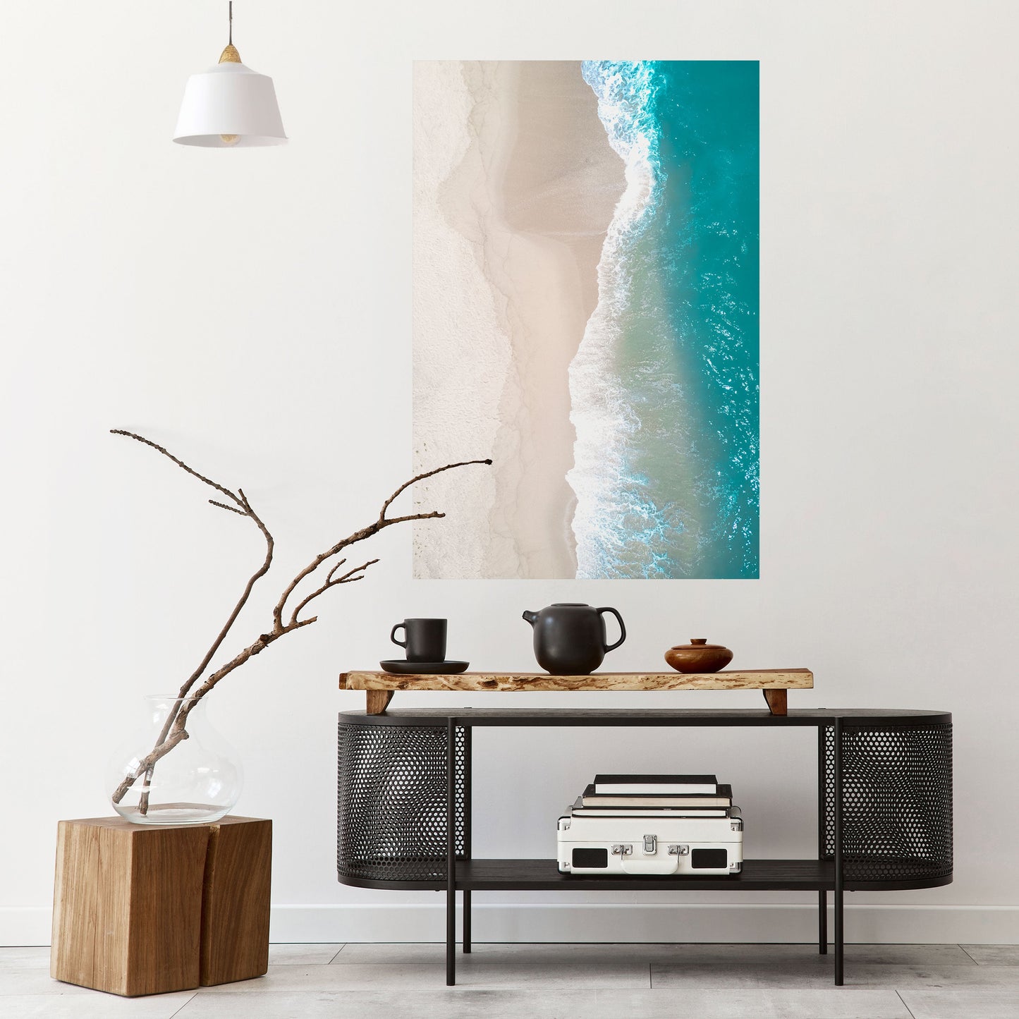 SAND AND SEA HARMONY Peel and Stick Vertical Poster