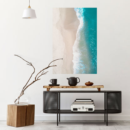 SAND AND SEA HARMONY Peel and Stick Vertical Poster