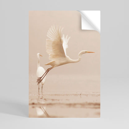 ELEGANT ASCENT Peel and Stick Vertical Poster