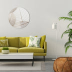 ETHEREAL VEINED GRACE Round Wall Art