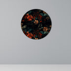 IMAGINARY BLOSSOM Round Wall Art
