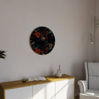 IMAGINARY BLOSSOM Round Wall Art