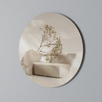 ELEGANT EMBERS Round Wall Art