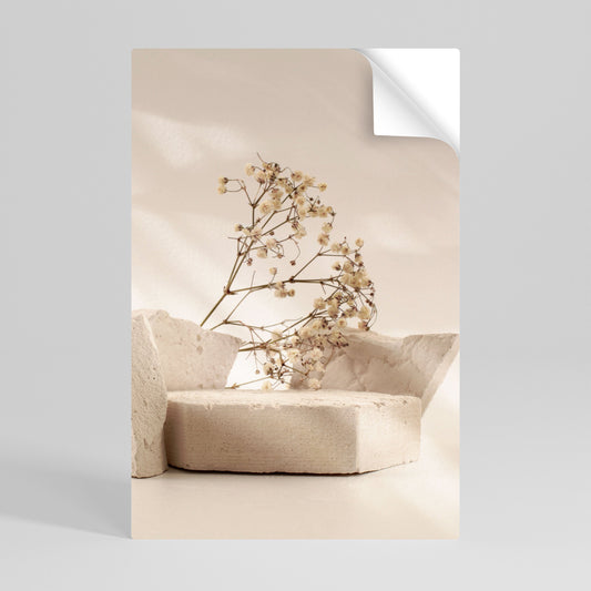 ELEGANT EMBERS vertikal poster med självhäftande motiv