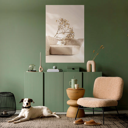 ELEGANT EMBERS vertikal poster med självhäftande motiv