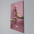 FLORAL CONNECTIONS Vertical Canvas Print