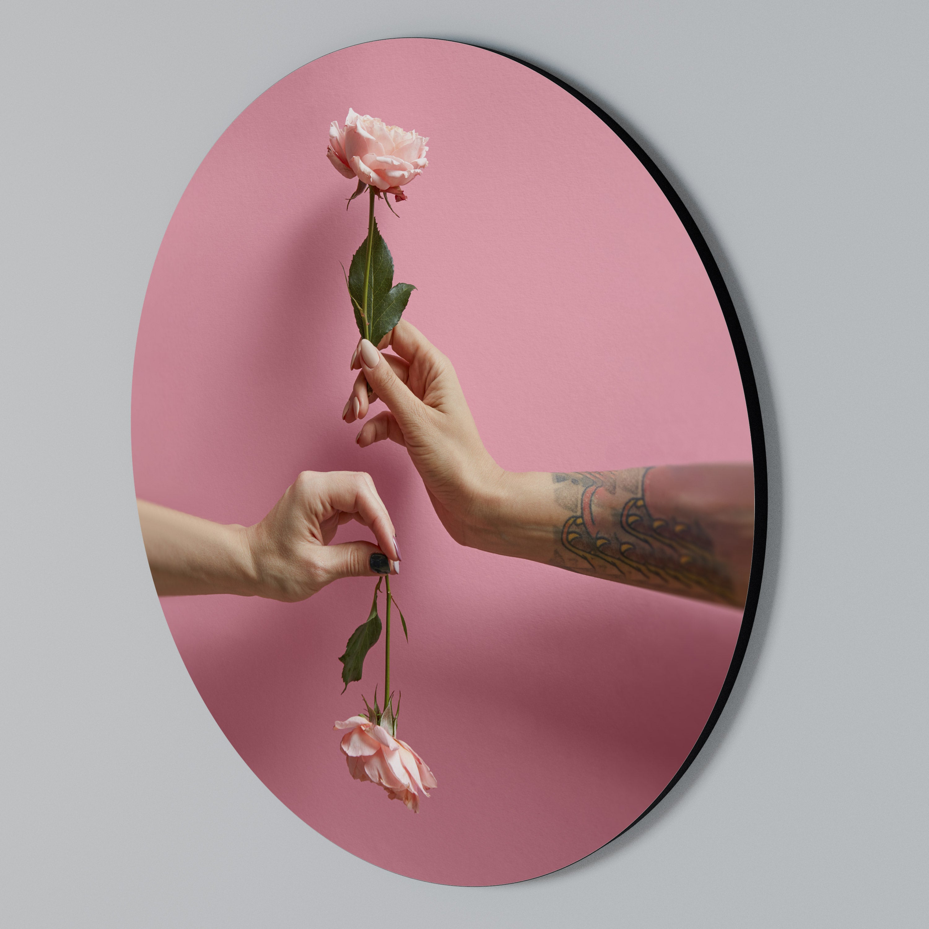 FLORAL CONNECTIONS Rund väggdekor