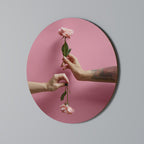 FLORAL CONNECTIONS Round Wall Art