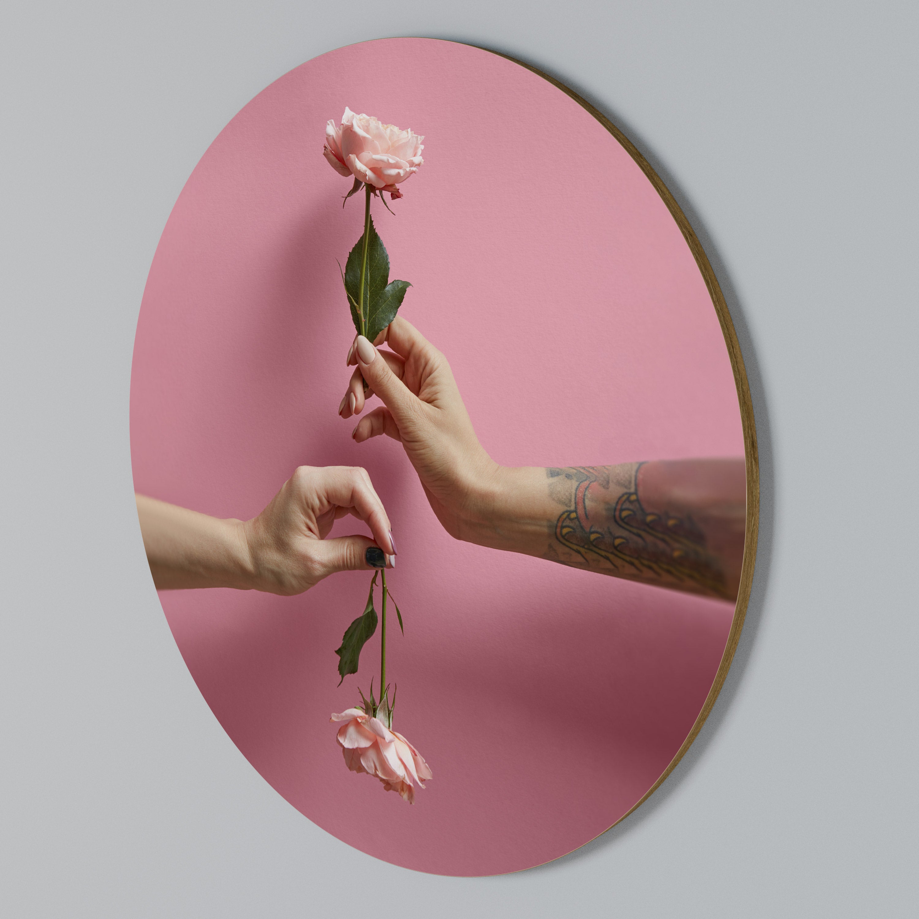 FLORAL CONNECTIONS Rund väggdekor