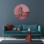 FLORAL CONNECTIONS Round Wall Art