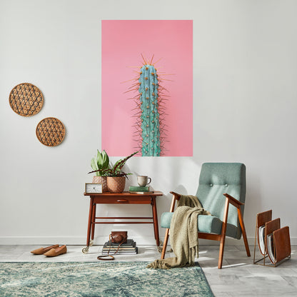MISTER CACTUS vertikal affisch med självhäftande text