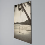 SUNSET SWING SORROW Vertical Canvas Print
