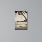 SUNSET SWING SORROW Vertical Canvas Print