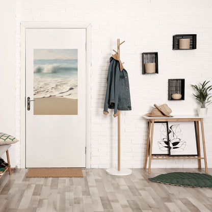 OCEAN WHISPER Vertikal affisch med självhäftande text