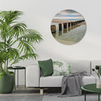 TIDAL SYMMETRY Round Wall Art