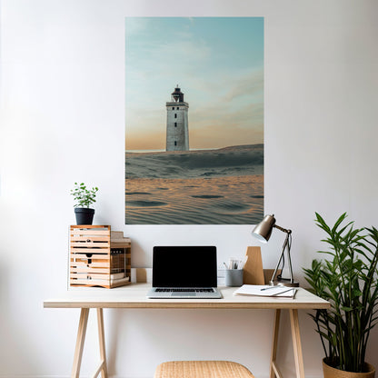 LIGHTHOUSE IN LIMBO Peel and Stick Vertical Poster