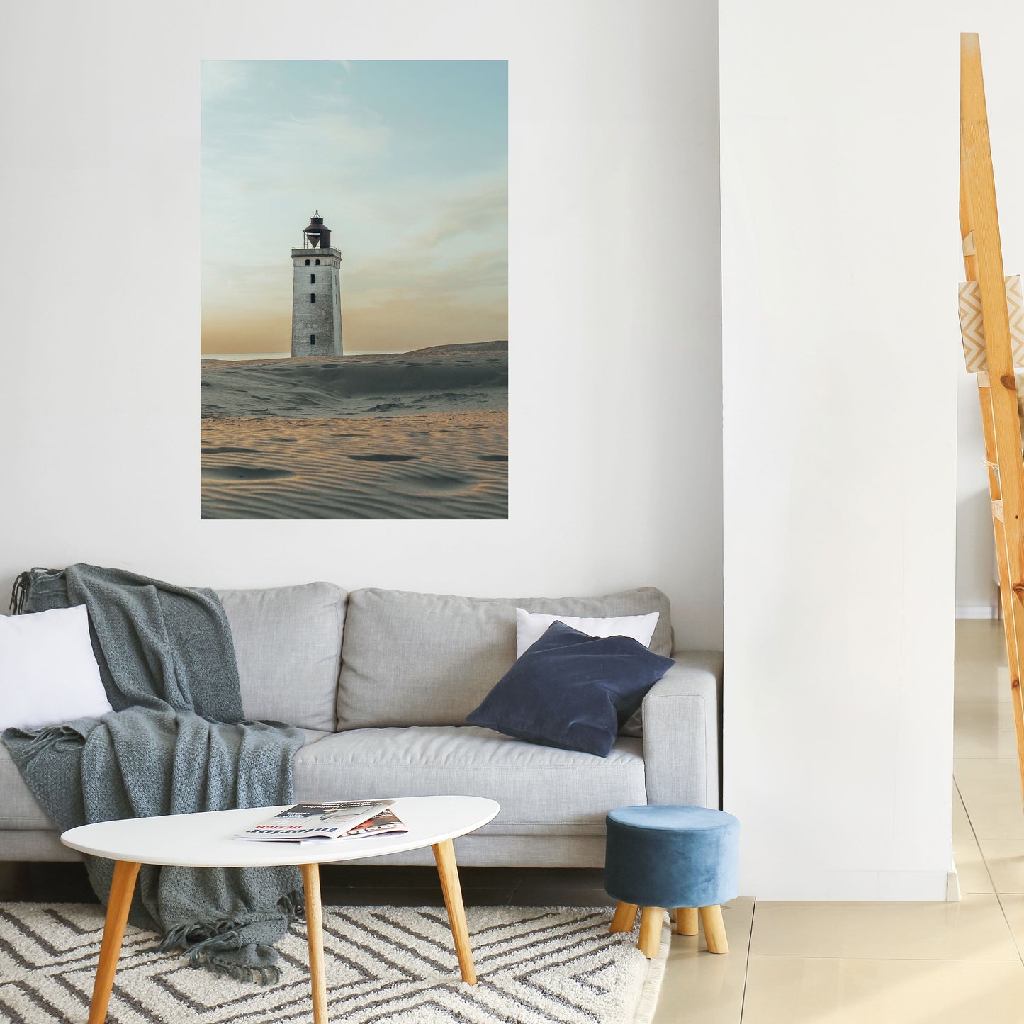 LIGHTHOUSE IN LIMBO Peel and Stick Vertical Poster