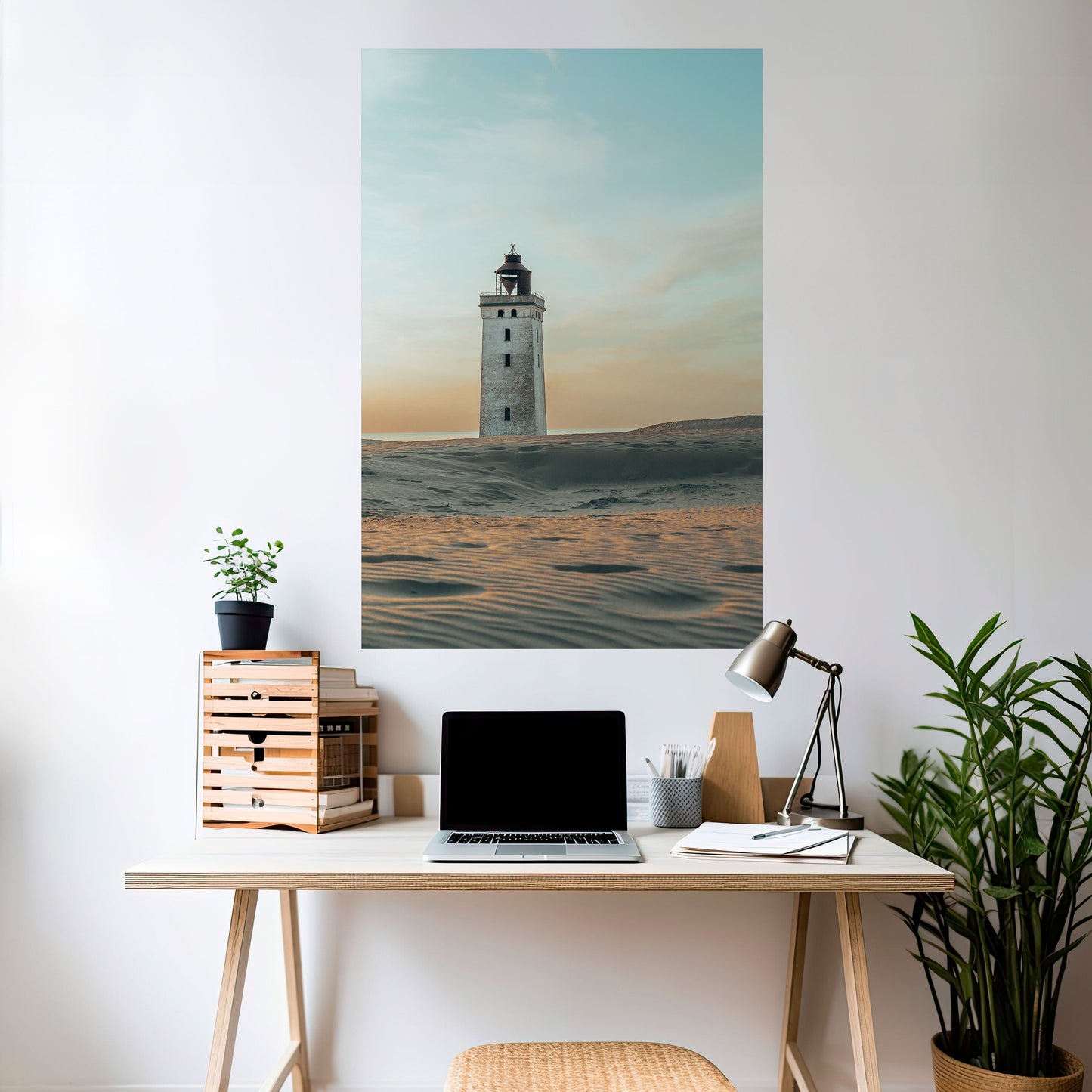LIGHTHOUSE IN LIMBO Peel and Stick Vertical Poster