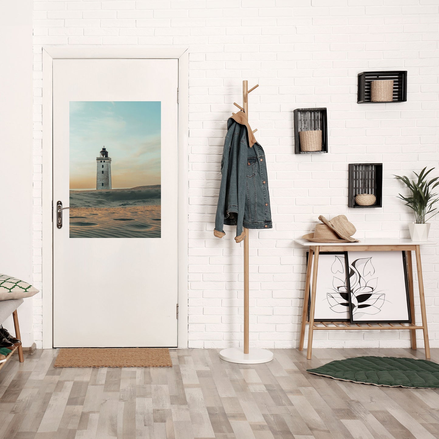 LIGHTHOUSE IN LIMBO Peel and Stick Vertical Poster