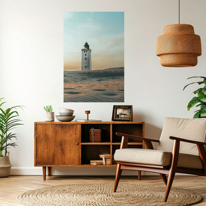 LIGHTHOUSE IN LIMBO Peel and Stick Vertical Poster