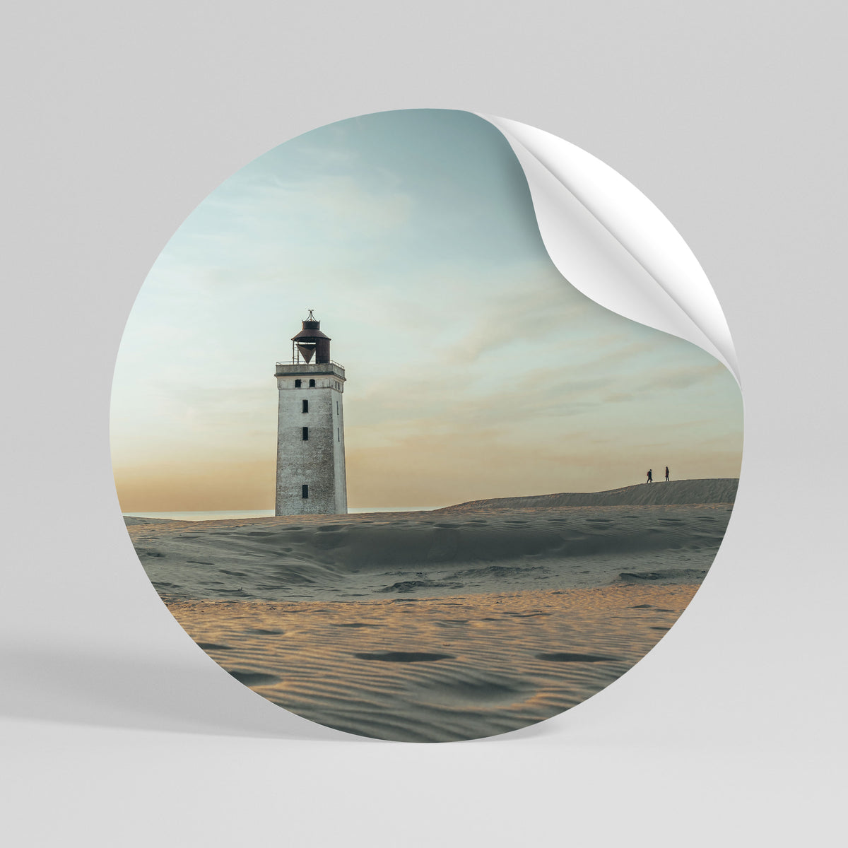 LIGHTHOUSE IN LIMBO Rund väggdekal