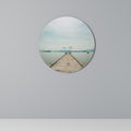 AQUA HORIZON Round Wall Art