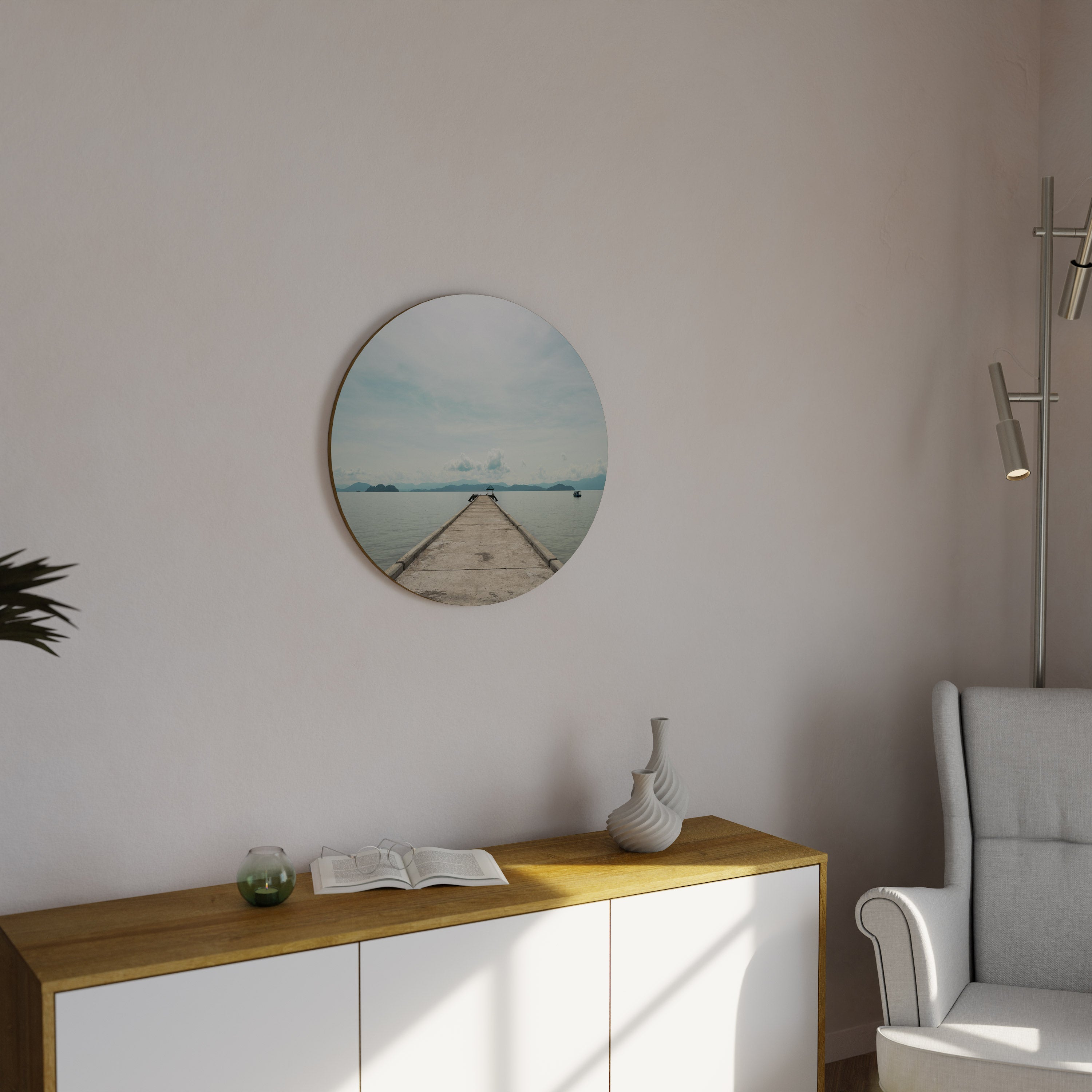 AQUA HORIZON Rund Väggdekoration
