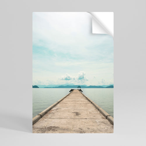AQUA HORIZON Självhäftande Vertikal Poster