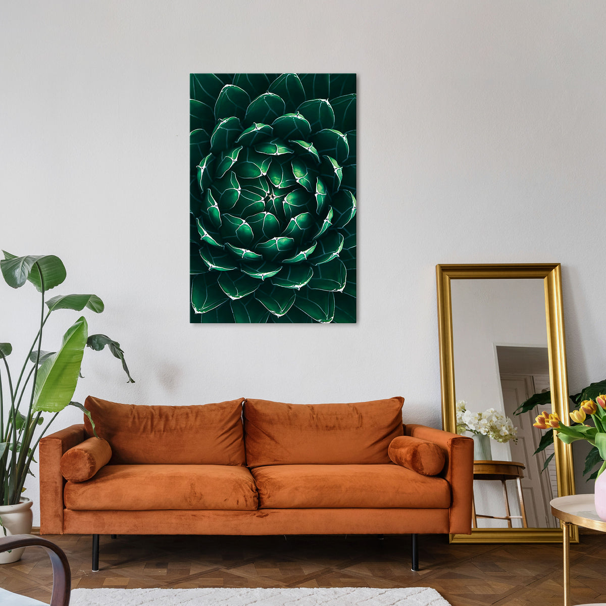 LUSH LABYRINTH Vertical Canvas Print
