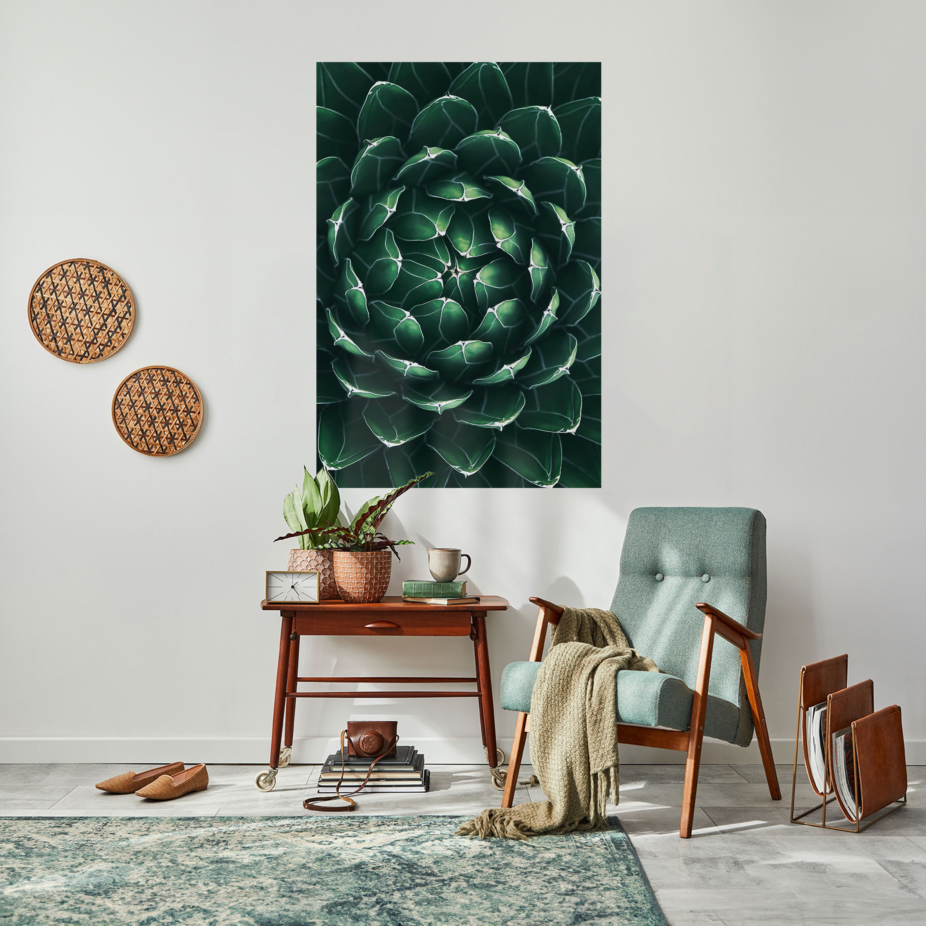 LUSH LABYRINTH vertikal poster med självhäftande mönster