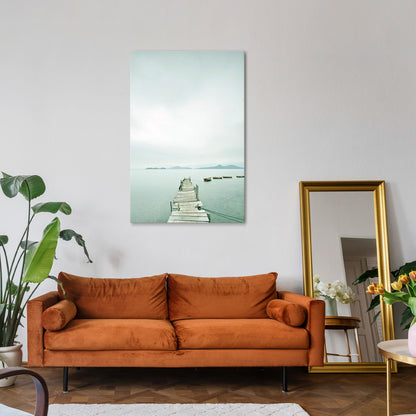 TIDAL HARMONY Vertical Canvas Print