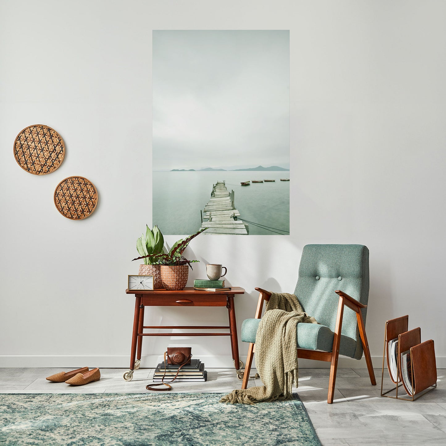 TIDAL HARMONY Peel and Stick Vertical Poster