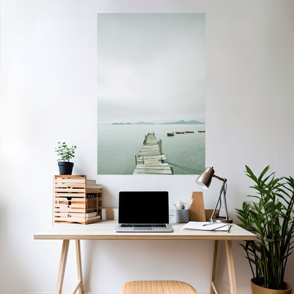 TIDAL HARMONY Peel and Stick Vertical Poster