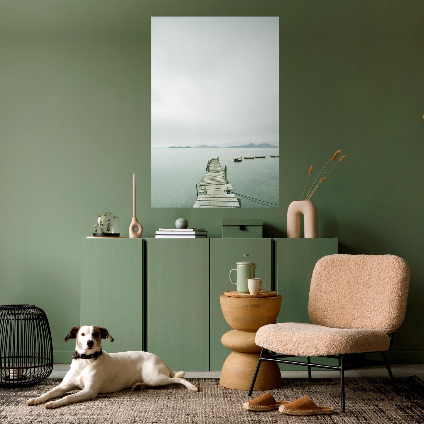 TIDAL HARMONY Peel and Stick Vertical Poster