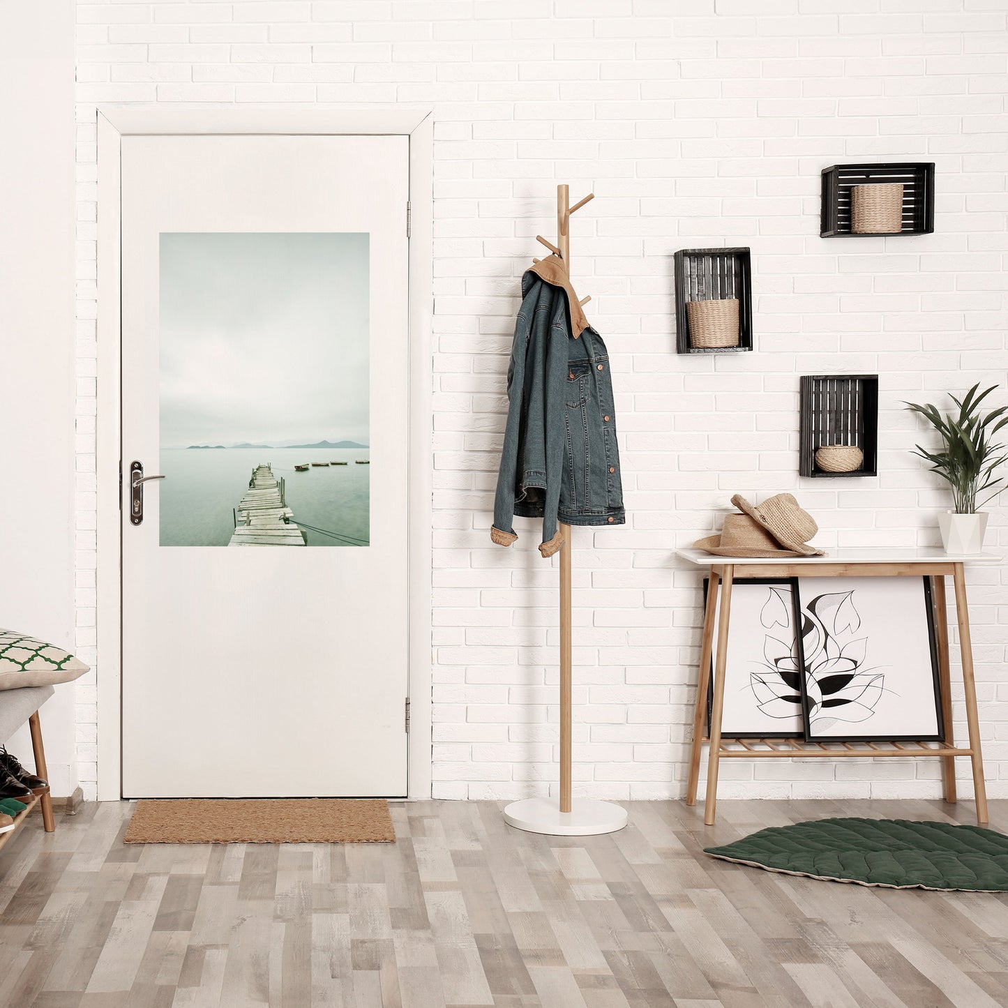 TIDAL HARMONY Peel and Stick Vertical Poster