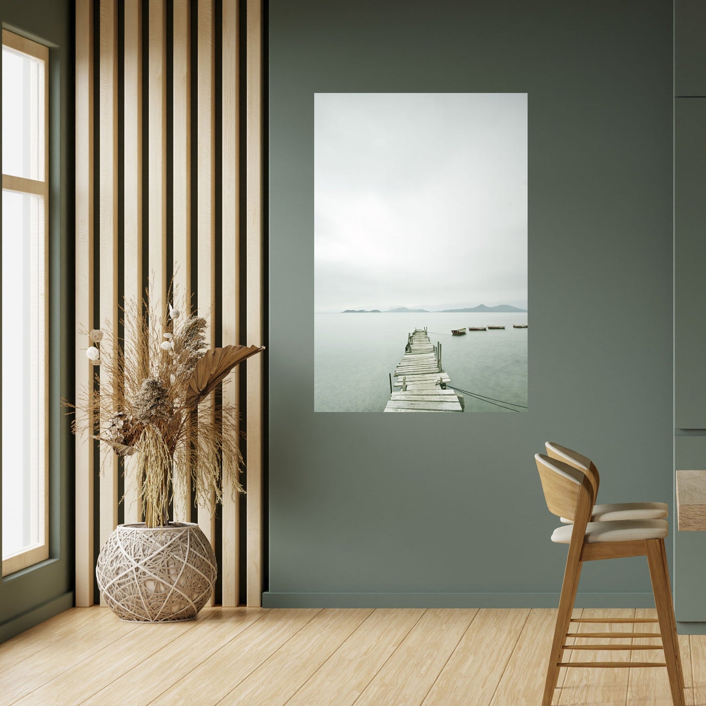 TIDAL HARMONY Peel and Stick Vertical Poster