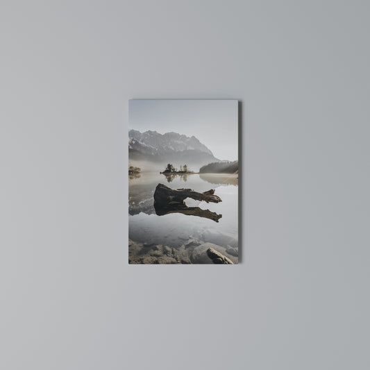 SILENT WATERSCAPE Vertical Canvas Print