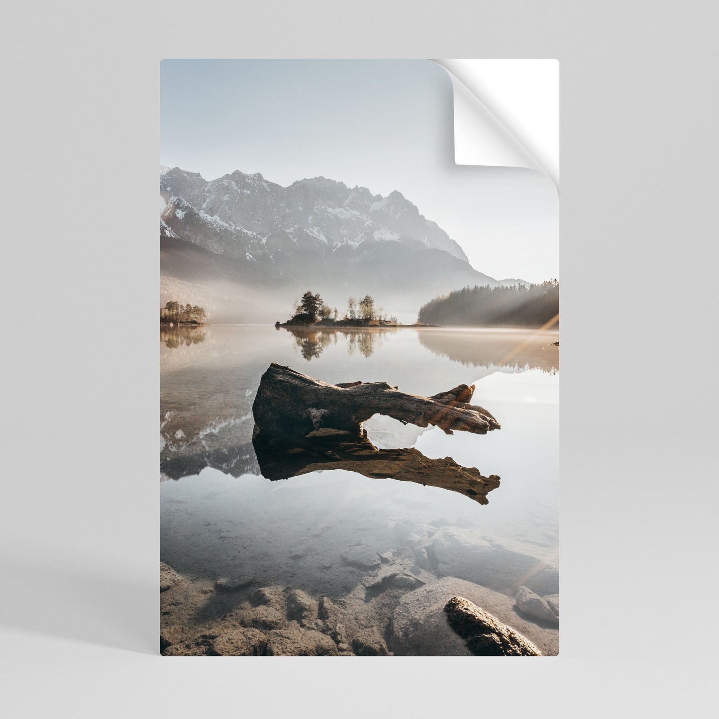 SILENT WATERSCAPE Självhäftande Vertikal Poster