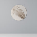GRACEFULNESS PRECISION Round Wall Art