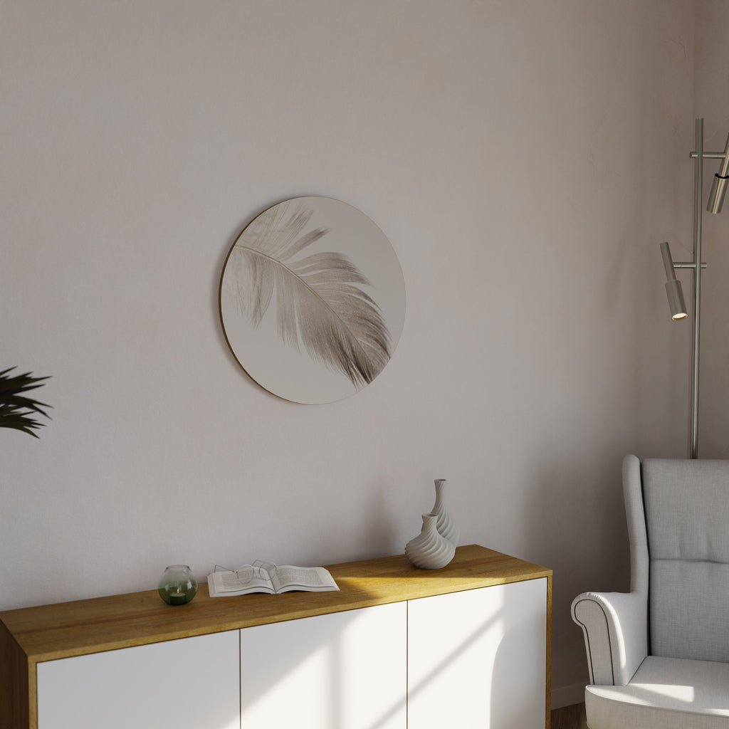 GRACEFULNESS PRECISION Rund väggdekoration