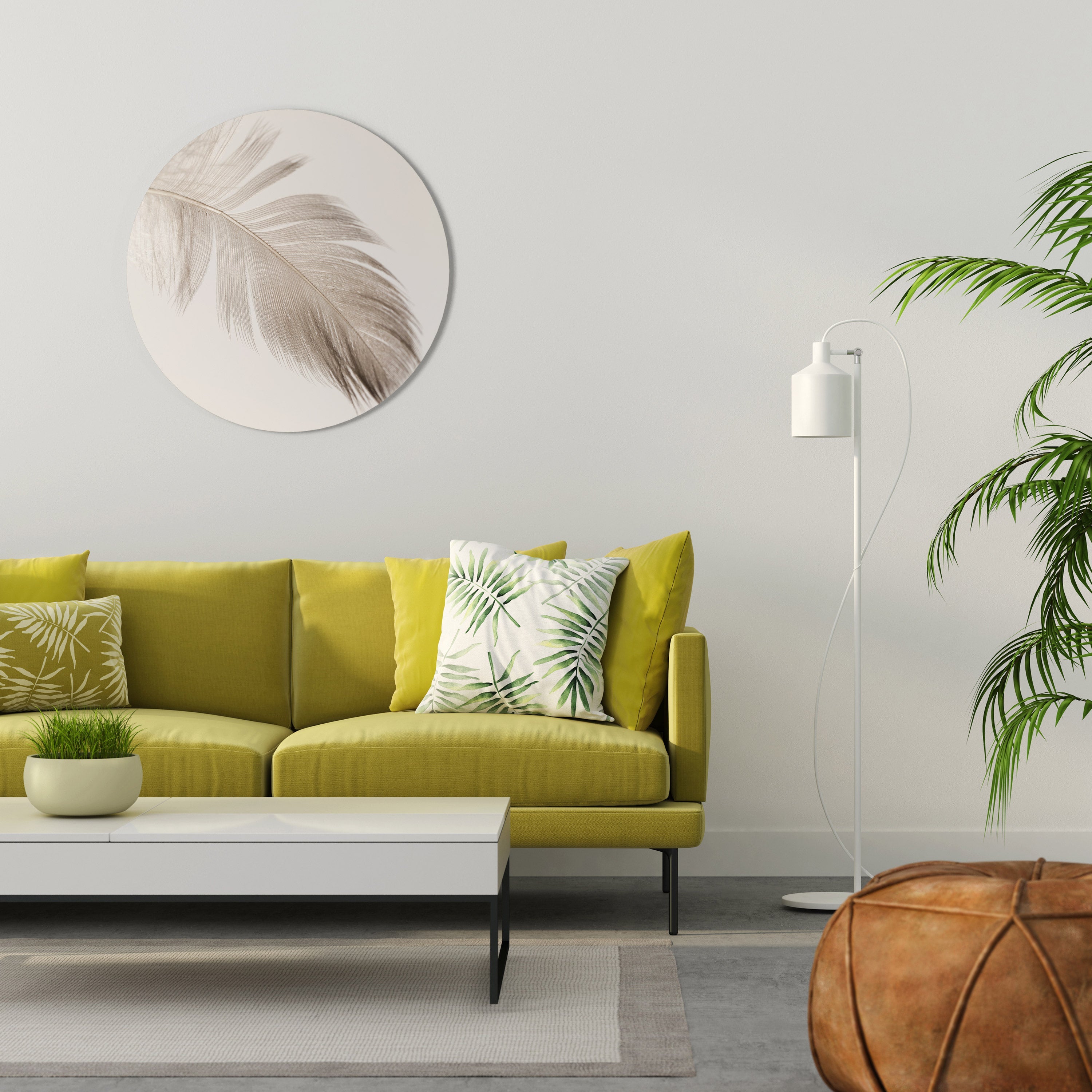 GRACEFULNESS PRECISION Rund väggdekoration