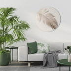 GRACEFULNESS PRECISION Round Wall Art